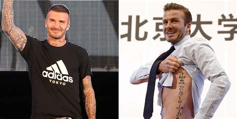 David Beckham's tattoos and the meanings behind them