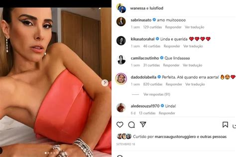 Dado Dolabella Manda Recado Para Wanessa Camargo Perfeita Super