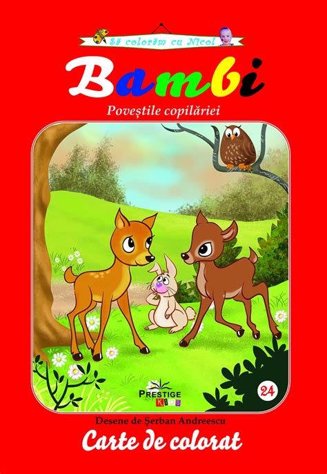 Bambi Carte De Colorat