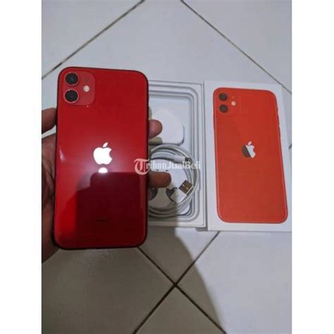 HP IPhone 11 128 GB Bekas Warna Merah Siap Pakai Harga Nego Di Semarang