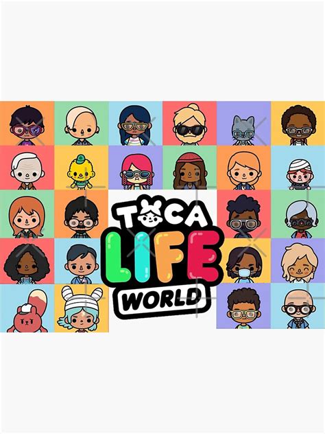 Toca Life World Sticker For Sale By Storented16 Redbubble