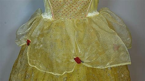 Golden Ball Gown Belle Costume Disneys Beauty And The Gem