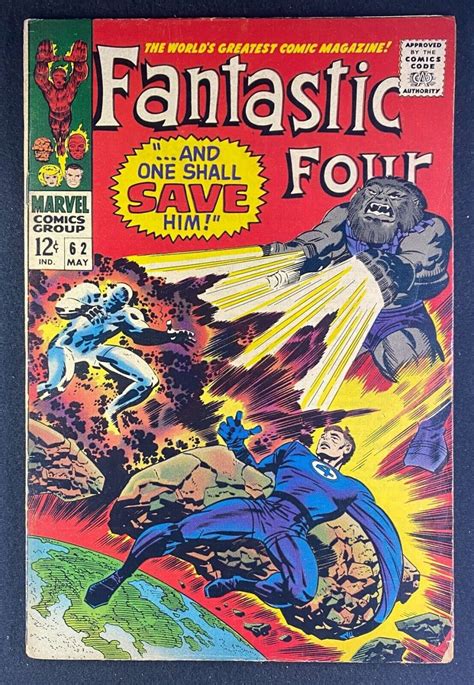 Fantastic Four 1961 62 Vgfn 50 1st Appearance Blastaar