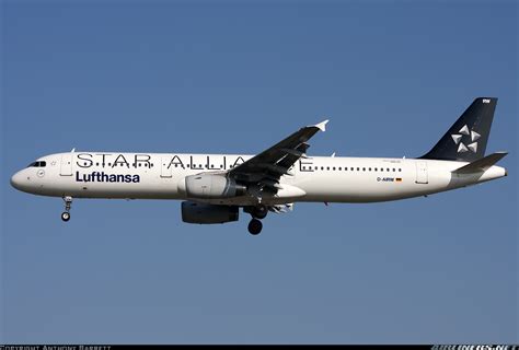 Airbus A321 131 Star Alliance Lufthansa Aviation Photo 2414510