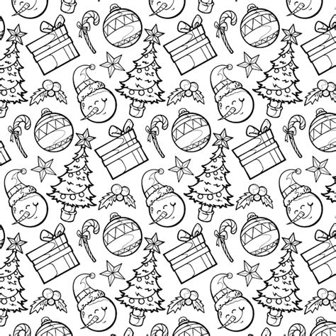 Premium Vector Christmas Seamless Patterns Illustrations Christmas