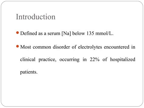 Hyponatremia Ppt Final Ppt