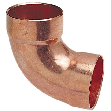 In Copper Dwv Degree C X C Elbow C The Home Depot