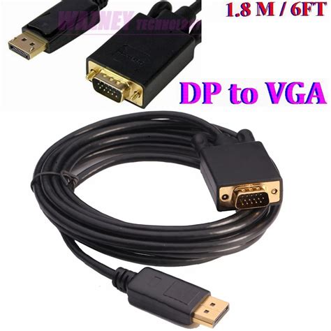 Pcs Thunderbolt Dp To Vga Display Port Displayport Dp Male To Vga