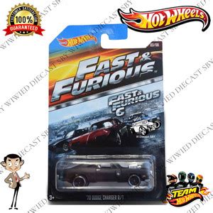 Jual Hot Wheels 70 Dodge Charger RT Fast Furious FF Hitam Kota