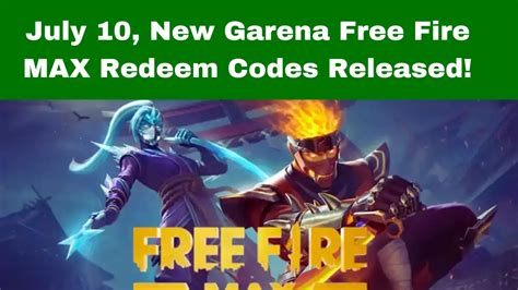 Garena Free Fire Max Redeem Codes For July 13 2024 Todays Free