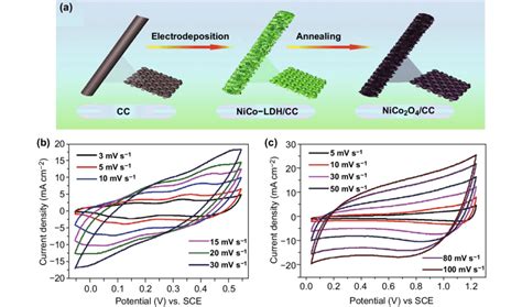 A Schematic Illustration Of The Fabrication Process Of The NiCo 2 O 4