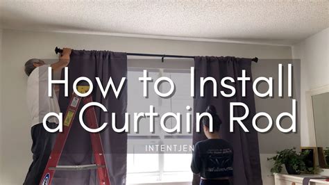 How To Easily Install A Curtain Rod Use Anchors You