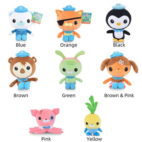 New The Octonauts Octo Crew Pack Barnacles Kwazii Peso Stuffed Plush Doll Toys Ebay