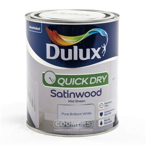 Dulux Quick Dry Satinwood PBW 750ml Collect Or Delivery