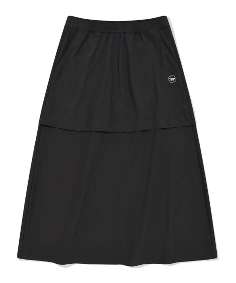 MUSINSA公式 COVERNAT WOMAN Women s Comfort Balloon Long Skirt Charcoal