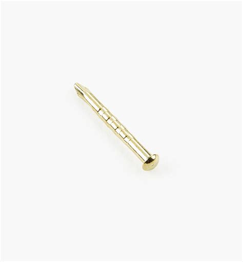 Brass Plated Escutcheon Pins Lee Valley Tools