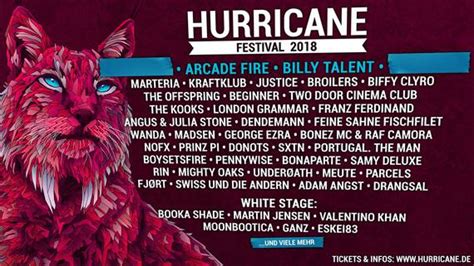 Hurricane Southside Festival Erste Bandwelle Titus