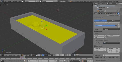 render dynamic paint blender stack exchange
