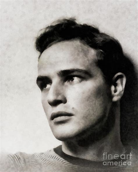 Marlon Brando Vintage Actor Painting By Esoterica Art Agency Pixels