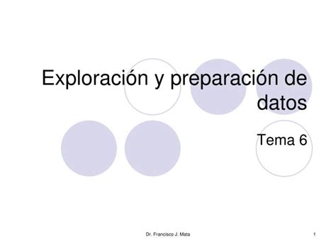 Ppt Exploraci N Y Preparaci N De Datos Powerpoint Presentation Free