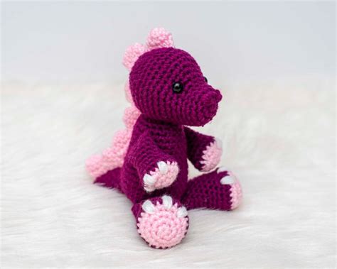 Small Crochet T Rex Free Pattern