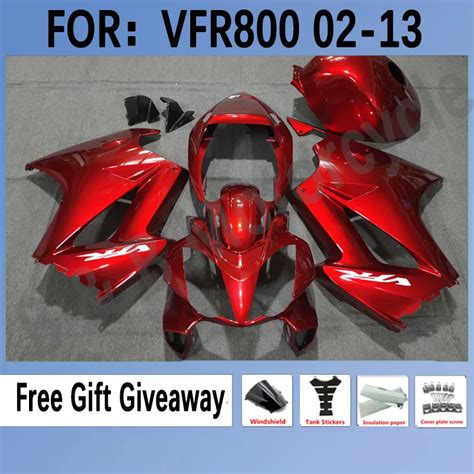 New Motorcycle Fairings Kit For HONDA Vfr800 VFR 800 2002 2003 2004