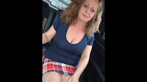Hottest MILF Ever Lunchtime Public Parking Lot Orgasm