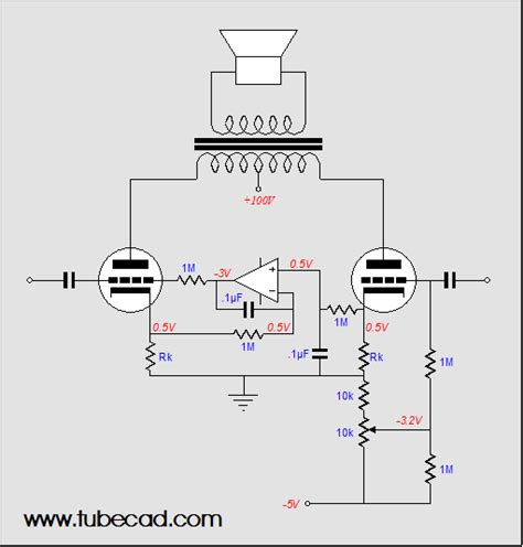 Amplifier Auto Bias Circuits Alan Dower Blumleins Garter Circuit