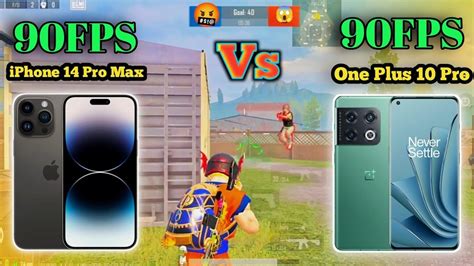 IPhone 14 Pro Max Vs One Plus 10 Pro Bgmi Test 90FPS Vs 90FPS 1v1