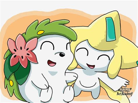 Shaymin And Jirachi By 29steph5 On Deviantart