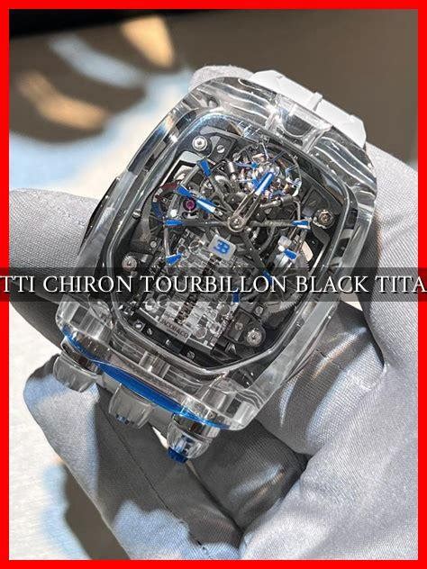 Bugatti Chiron Tourbillon Black Titanium Wadaef