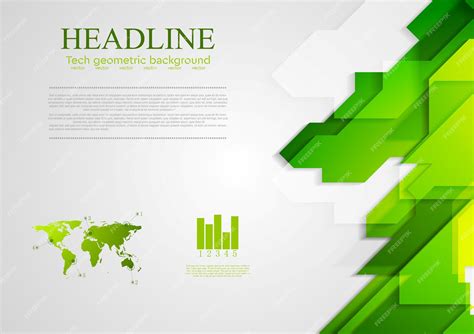 Premium Vector Abstract Green Hi Tech Bright Background Vector Design