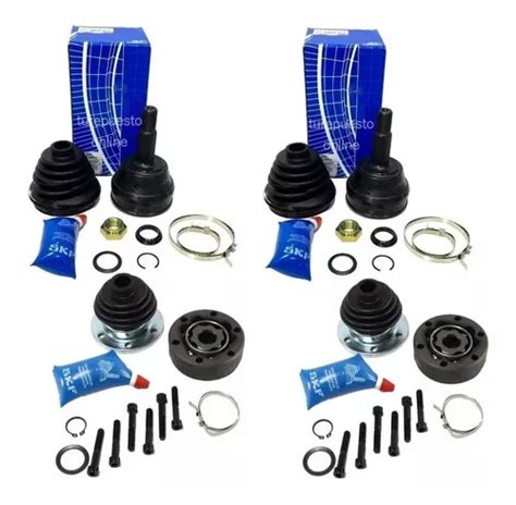 Kit X 4 Homocineticas Y Fuelles Skf Vw Gol Power 1 6