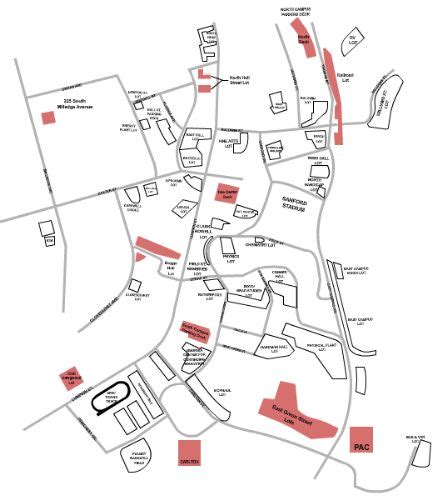 Sanford Stadium Parking Map