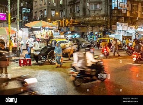 The Mohammed Ali Road Neighbourhood Thronging With Pedestrians And