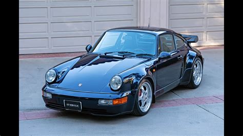 1994 Porsche 964 Turbo 3 6 Midnight Blue Metallic 4K YouTube