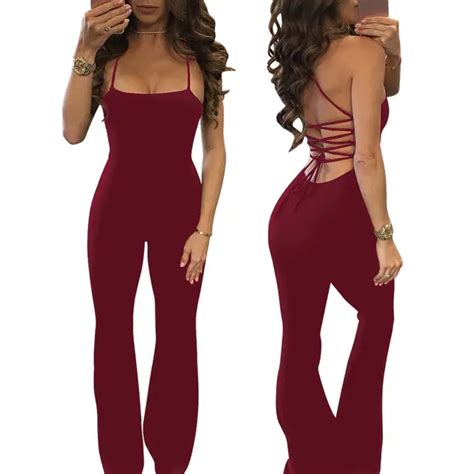 2017 New Women Ladies Clubwear V Neck Playsuit Bodycon Party Jumpsuit