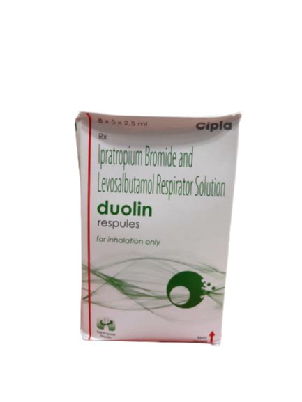 Duolin Ipratropium Bromide And Levosalbutamol Respirator Solution At Rs