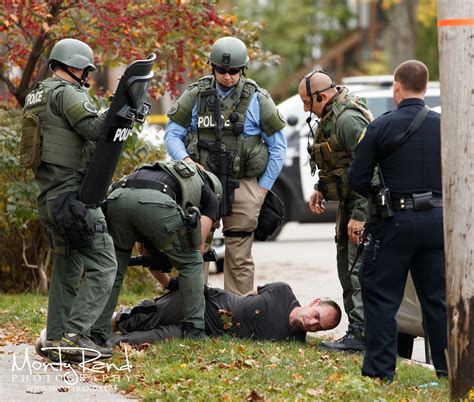 Police Standoff Monty Rand Photography