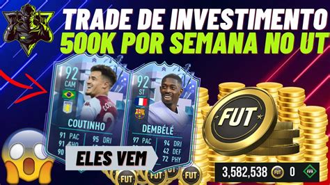 FIFA 22 TRADE INVESTIMENTO FIFA 22 LUCRE 500K POR SEMANA 3