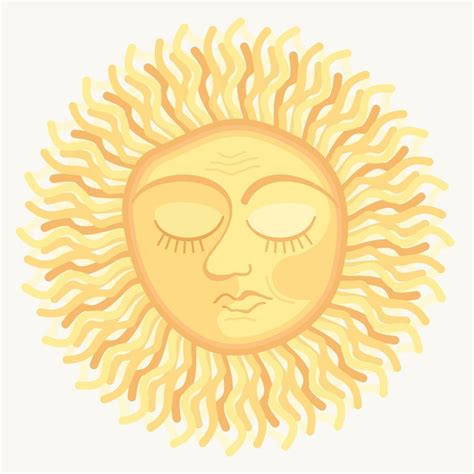 Sun.Cute vector isolated illustration. 17210913 Vector Art at Vecteezy