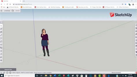 Sketchup Free For Woodworkers Extreme Basics Video 2 Youtube