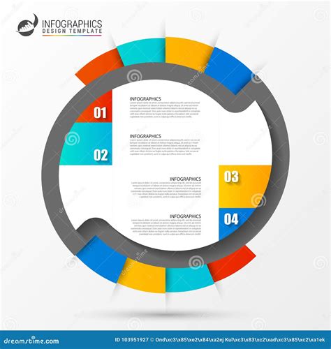 圈子infographics 图的模板 也corel凹道例证向量 向量例证 插画 包括有 计划 营销 103951927