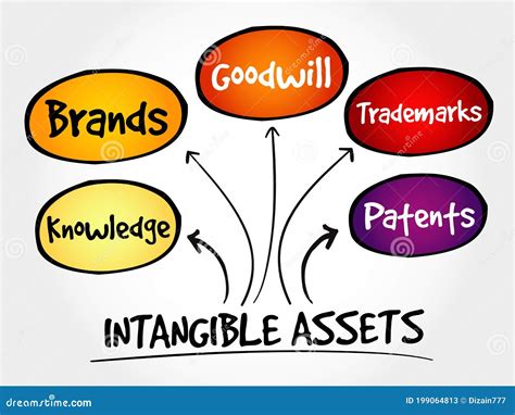 Intangible Assets Types Stock Illustration Illustration Of Mindmap