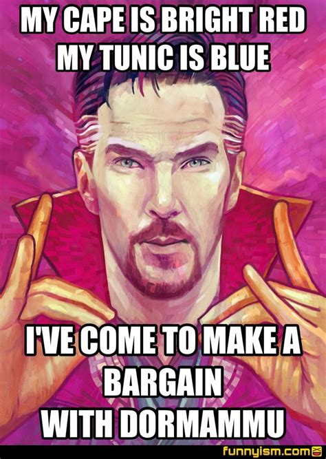 Dr Strange Bargain Doctor Strange Memes Doctor Strange Poster