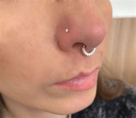 Piercing Nariz Ponto De Luz Prata 925