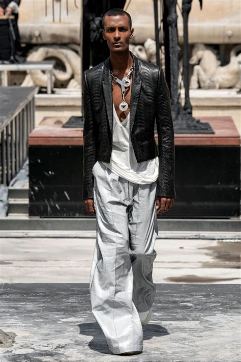 rick owens spring  menswear fashion show collection