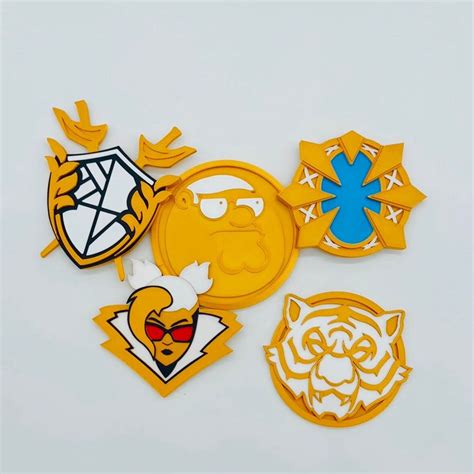 Fn Chapter 5 Season 1 Medallions Aspects 3d Printed Peter Oscar Nisha