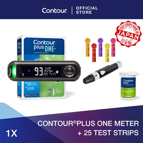 Contour Plus One Blood Glucose Meter 25 Test Strips Lazada Ph