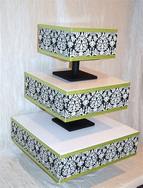 Square Tiered Cupcake Tower